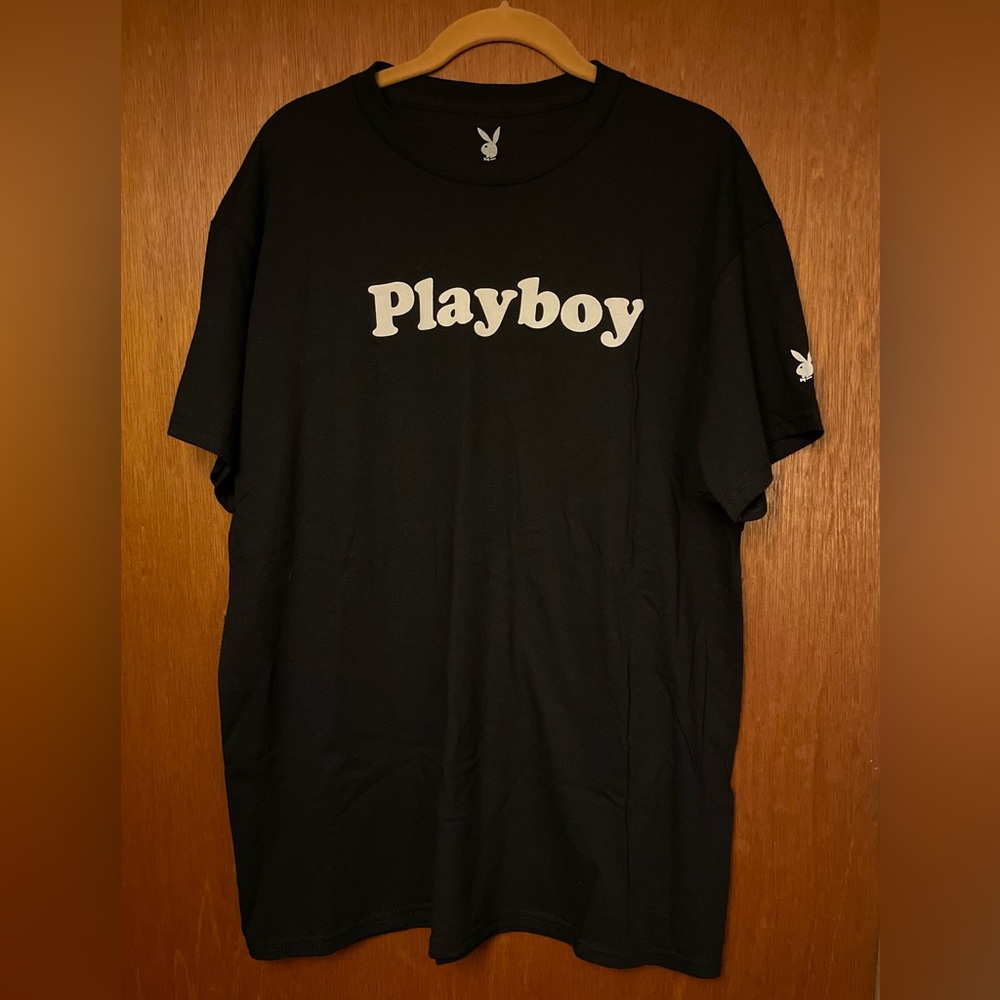 Playboy black‎ t-shirt size large men’s